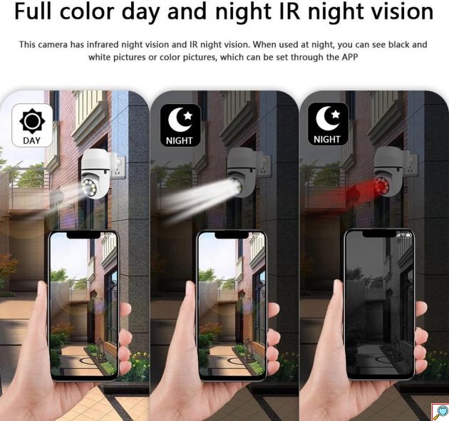 Andowl IP Κάμερα Παρακολούθησης Wi-Fi 1080p Full HD με Αμφίδρομη Επικοινωνία 