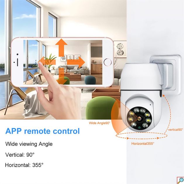 Andowl IP Κάμερα Παρακολούθησης Wi-Fi 1080p Full HD με Αμφίδρομη Επικοινωνία 