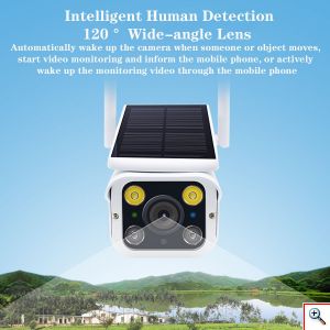 Andowl® Αδιάβροχη Ηλιακή Έξυπνη PTZ Κάμερα Ασφαλείας 4KHD με WiFi - Αpp Εφαρμογή Παρακολούθησης - Νυχτερινή Λήψη & Μικρόφωνο Q-S31