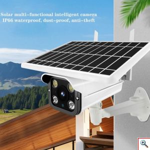 Andowl® Αδιάβροχη Ηλιακή Έξυπνη PTZ Κάμερα Ασφαλείας 4KHD με WiFi - Αpp Εφαρμογή Παρακολούθησης - Νυχτερινή Λήψη & Μικρόφωνο Q-S31