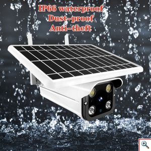 Andowl® Αδιάβροχη Ηλιακή Έξυπνη PTZ Κάμερα Ασφαλείας 4KHD με WiFi - Αpp Εφαρμογή Παρακολούθησης - Νυχτερινή Λήψη & Μικρόφωνο Q-S31