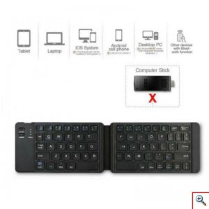 Πτυσσόμενο Universal Ασύρματο Πληκτρολόγιο Bluetooth Andowl Q-815 για Συσκευές IOS, ANDROID & WINDOWS