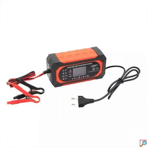 Φορτιστής Μπαταριών Andowl 12V 10A - 24V 5A Πορτοκαλί Μαύρο