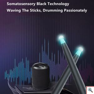 Andowl® Ασύρματο Φορητό Drum Kit με Σωματοαισθητική Τεχνολογία & Bluetooth Ηχείο