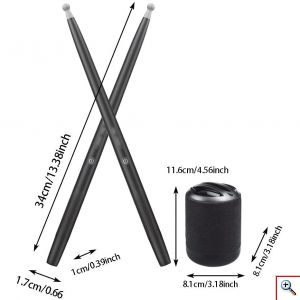 Andowl® Ασύρματο Φορητό Drum Kit με 3D Σωματοαισθητική Τεχνολογία & Bluetooth Ηχείο