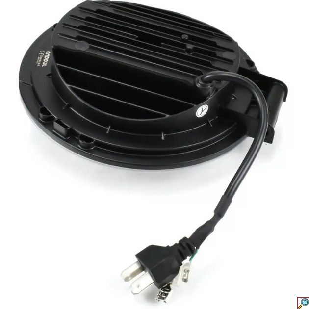Andowl Στρογγυλός Προβολέας Αυτοκινήτου LED 12V 44W 18cm με Λευκό Φωτισμό – Μαύρο 