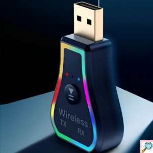 Bluetooth 5.0 Receiver USB με Διπλή Θύρα Εξόδου TX RX