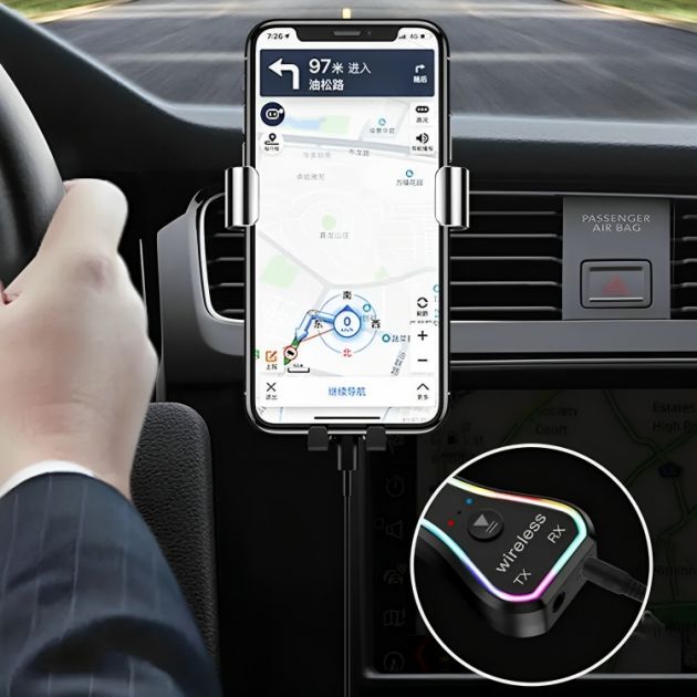 Bluetooth 5.0 Receiver USB με Διπλή Θύρα Εξόδου TX RX