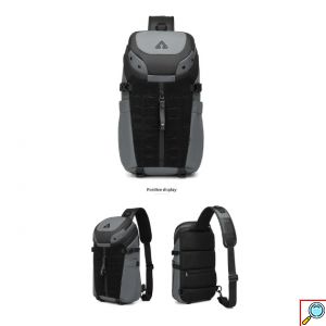 Ανδρική Αδιάβροχη Crossbody Τσάντα Antitheft με Πολλαπλές Θήκες - OZUKO