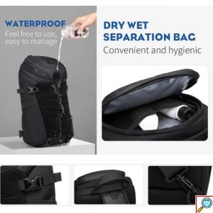 Ανδρική Αδιάβροχη Crossbody Τσάντα Antitheft με Πολλαπλές Θήκες - OZUKO