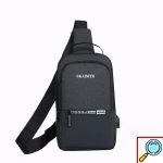 Ανδρικό Τσαντάκι Ώμου με Πολλαπλές Θήκες 27x16cm 