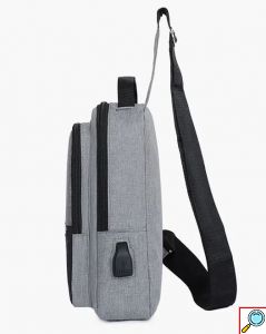 Ανδρικό Τσαντάκι Ώμου με Πολλαπλές Θήκες 27x16cm 