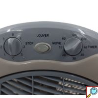CROWN Ισχυρός Επιτραπέζιος/Επιδαπέδιος Ανεμιστήρας 40W 3 Ταχυτήτων με Χρονοδιακόπτη