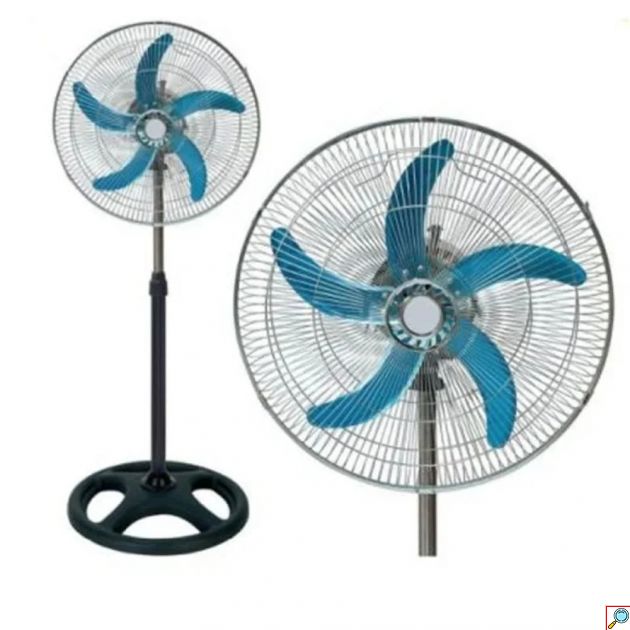 Ανεμιστήρας Δαπέδου 60W με Ρυθμιζόμενες Ταχύτητες, Περιστροφή 360° και Ορθοστάτη 18”