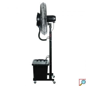 Φορητός Βιομηχανικός Φυγοκεντρικός Ανεμιστήρας Υδρονέφωσης 65 cm - Με 3 Πτερύγια και Ροδάκια