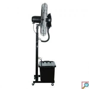 Φορητός Βιομηχανικός Φυγοκεντρικός Ανεμιστήρας Υδρονέφωσης 65 cm - Με 3 Πτερύγια και Ροδάκια