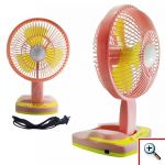 Φορητός Μίνι Ανεμιστήρας με Φως 21 LED