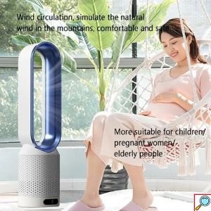 Ανεμιστήρας Πύργος Χωρίς Πτερύγια 51cm με Τηλεχειριστήριο