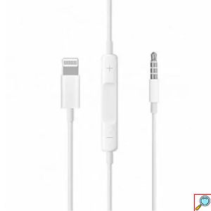 Καλώδιο Αντάπτορας Lightning σε 3.5mm AUX Audio Adapter Cable 1m - Λευκό