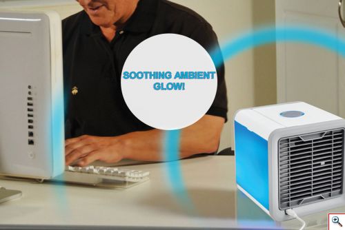 Φορητό USB Antarctic Evaporative Air Cooler - Ανεμιστήρας Υδρονέφωσης & Υγραντήρας με Τεχνολογία Εξάτμισης