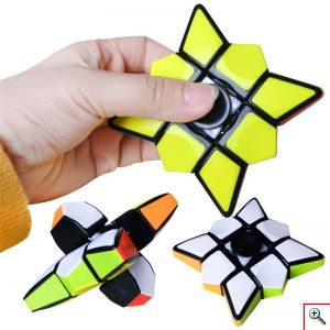 Anti Stress Spinner Fidget Μαγικός Κύβος του Ρούμπικ 5,5 x 2cm