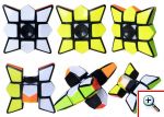 Anti Stress Spinner Fidget Μαγικός Κύβος του Ρούμπικ 5,5 x 2cm