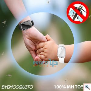 ByeMosquito Ηλεκτρονικό Εντομοαπωθητικό Αντικουνουπικό Βραχιόλι Υπέρηχων χωρίς Τοξικά για Βρέφη, Παιδιά & Ενήλικες με 3 Λειτουργίες Ρολοι mosquitoblock