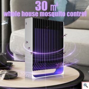 Νέας Γενιάς Φορητό Ηλεκτρικό Εντομοκτόνο με Μπαταρία Επαναφορτιζόμενη Επιτοίχιος & Επιτραπέζιος έως 30τμ Μωβ UV LED - Εξολοθρευτής Κουνουπιών - Εντόμων USB Led Light Mosquito Killer Pest
