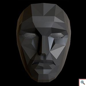 Αποκριάτικη Μάσκα 3D Εκπροσώπου Από Το Squid Game, Μαύρη Μάσκα Cosplay Από το Παιχνίδι Του Καλαμαριού, Squid Game Boss Mask, OEM