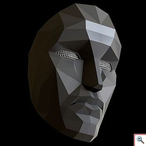 Αποκριάτικη Μάσκα 3D Εκπροσώπου Από Το Squid Game, Μαύρη Μάσκα Cosplay Από το Παιχνίδι Του Καλαμαριού, Squid Game Boss Mask, OEM