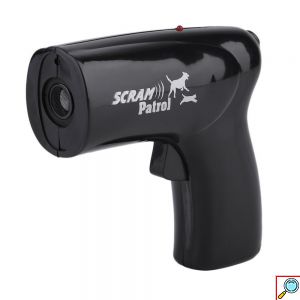 Andowl Ultrasonic Συσκευή Υπέρηχων Απώθησης & Εκπαίδευσης Ζώων Dog Repeller Barking Attack Animal Protecton-Black