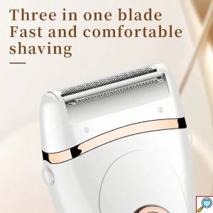 Αποτριχωτική Μηχανή 4 σε 1 Kemei Λευκή – Πρόσωπο & Σώμα