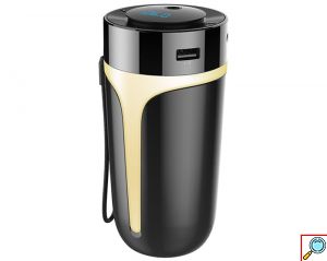 Αρωματικός Υγραντήρας Αυτοκινήτου με Ηχείο - Bluetooth - Handsfree & LED - Car Diffuser Humidifier Aromatotherapy