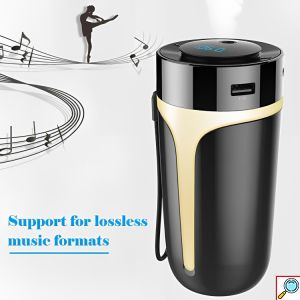 Αρωματικός Υγραντήρας Αυτοκινήτου με Ηχείο - Bluetooth - Handsfree & LED - Car Diffuser Humidifier Aromatotherapy