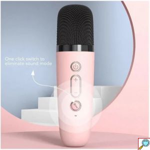 Επαναφορτιζόμενο Φορητό Σύστημα Karaoke Bluetooth με Ασύρματo Μικρόφωνo, και Φωτισμό LED RGB Arrango