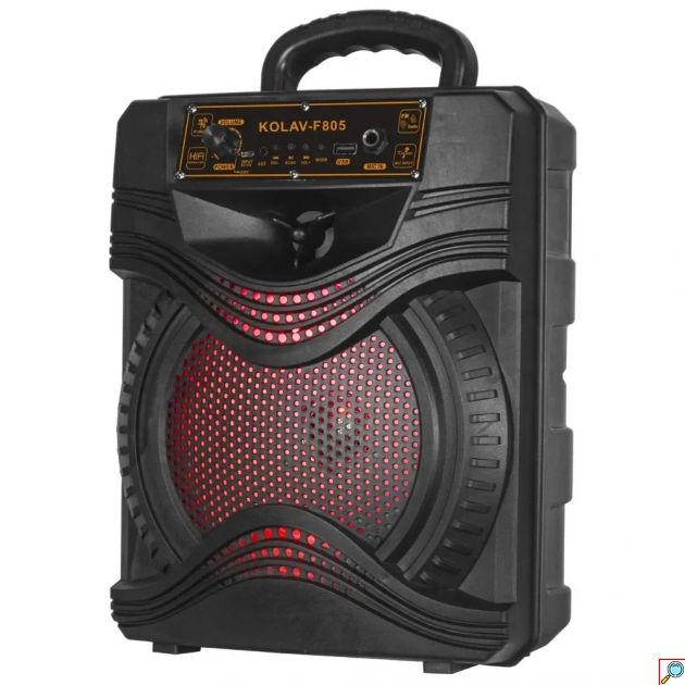 Ηχείο Karaoke Arrango 8 Bluetooth 50W με Μικρόφωνο, FM και USB