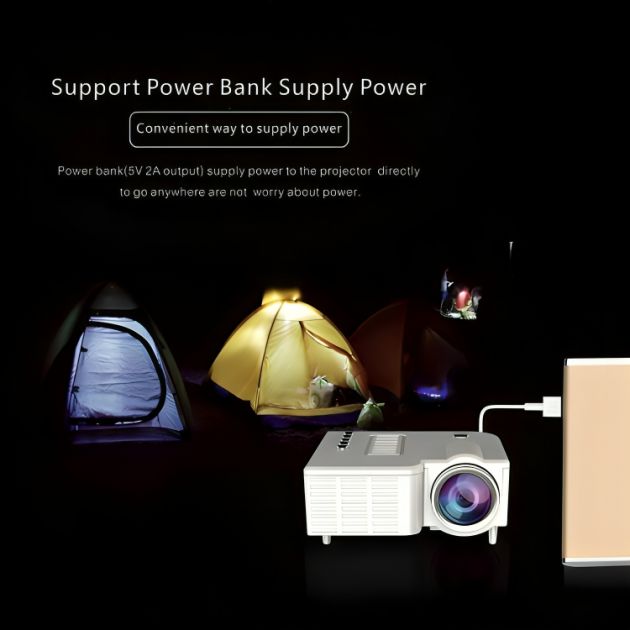 Arrango Mini Φορητός LED Προτζέκτορας - Προβολέας FULL HD 1080p