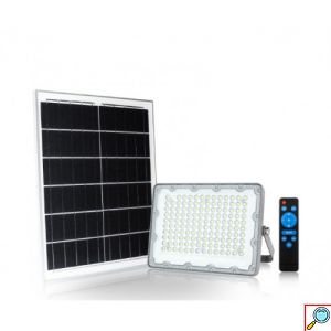 Arrango Αδιάβροχος Ηλιακός Προβολέας 300W LED IP65 με Φωτοβολταϊκό Πάνελ και Χειριστήριο 