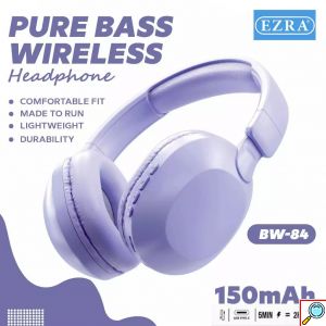 Ασύρματα Ακουστικά Bluetooth με Μικρόφωνο & Noise Cancellation - Pure Bass Wireless Headphones EZRA