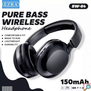Ασύρματα Ακουστικά Bluetooth με Μικρόφωνο & Noise Cancellation - Pure Bass Wireless Headphones EZRA