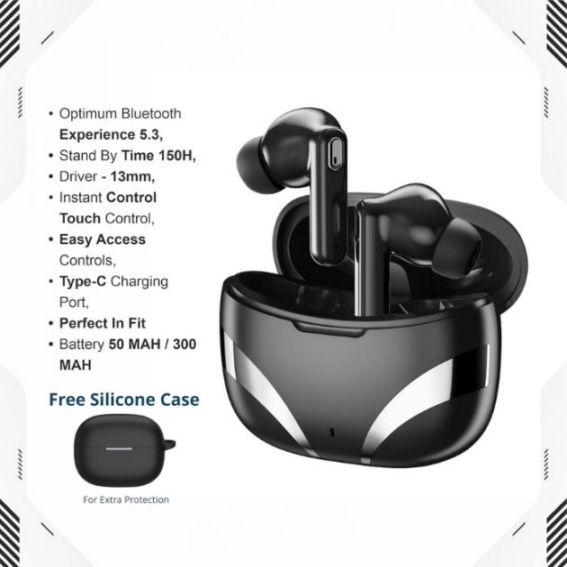 Ασύρματα Ακουστικά Bluetooth με Ενσωματωμένο Touch Control & Θήκη Φόρτισης - Diinami