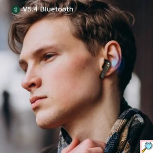 Ασύρματα Ακουστικά Bluetooth με Θήκη Φόρτισης & Οθόνη LED - Ezra