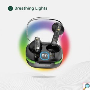 Ασύρματα Ακουστικά Bluetooth με Θήκη Φόρτισης & Οθόνη LED - Ezra