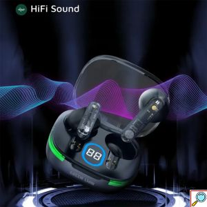 Ασύρματα Ακουστικά Bluetooth με Θήκη Φόρτισης & Οθόνη LED - Ezra