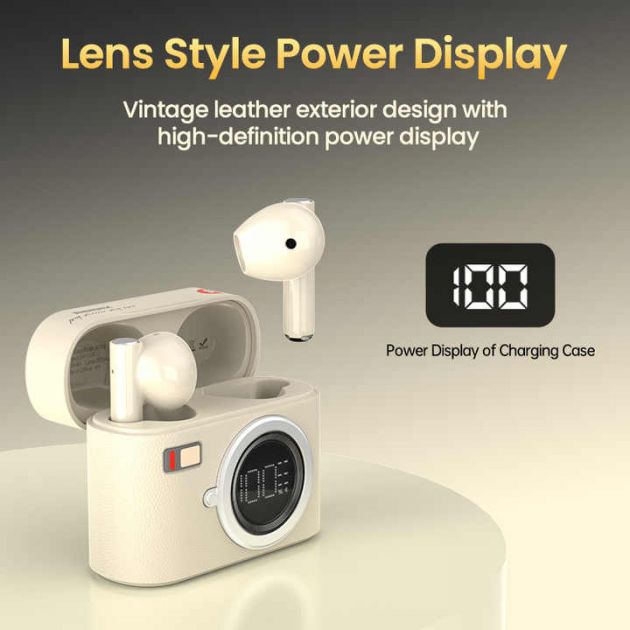 Ασύρματα Ακουστικά Bluetooth με Θήκη Φόρτισης σε Στυλ Ρετρό Κάμερας - Remax CozyBuds