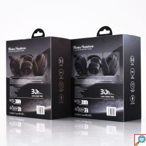Ακουστικά Ασύρματα Over-Ear Bluetooth 5.4 με Heavy Bass & Ρετρό Design BASS-200 σε 2 Χρώματα