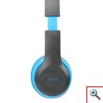 Ασύρματα Ακουστικά Bluetooth με Ενσωματωμένο Μικρόφωνο, FM Radio & Υποδοχή για MicroSD - Wireless BT Over Ear P47, Μπλε