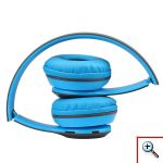 Ασύρματα Ακουστικά Bluetooth με Ενσωματωμένο Μικρόφωνο, FM Radio & Υποδοχή για MicroSD - Wireless BT Over Ear P47, Μπλε