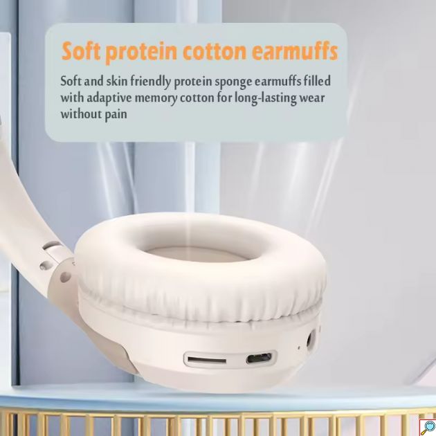 Ασύρματα Bluetooth Ακουστικά Over-Ear με Υποδοχή TF, Μικρόφωνο και Αναδιπλούμενο Σχεδιασμό