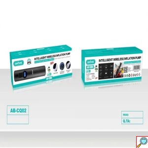 Ασύρματη επαναφορτιζόμενη τρόμπα αυτοκινήτου 6000mAh Aerbes μαύρη